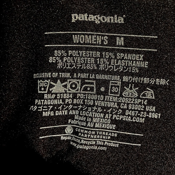 Patagonia Black Cross Back Sundress M - Picture 4 of 5